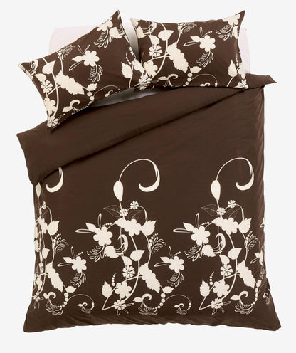 Floral Trail Duvet Set Luxurious Cotton Rich Soft Bedding with Elegant Botanical Design in Single Double King and Super King Sizes OEKO-TEX Certified by OLIVIA ROCCO Duvet Cover