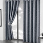 Glow In The Dark Blackout Curtains 46" x 54" / GREY STARS OLIVIA ROCCO Curtain