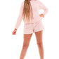Hooded Fleece Top & Shorts Pyjama Loungewear Set Daisy Dreamer Pyjamas
