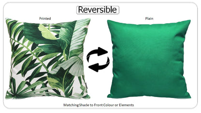 Jamil Green Outdoor Waterproof Cushions 43 x 43 cm Comfortable Durable Water-Resistant for Patio Garden Travel Beach by OLIVIA ROCCO JAMIL GREEN / 43 x 43 cm Cushions