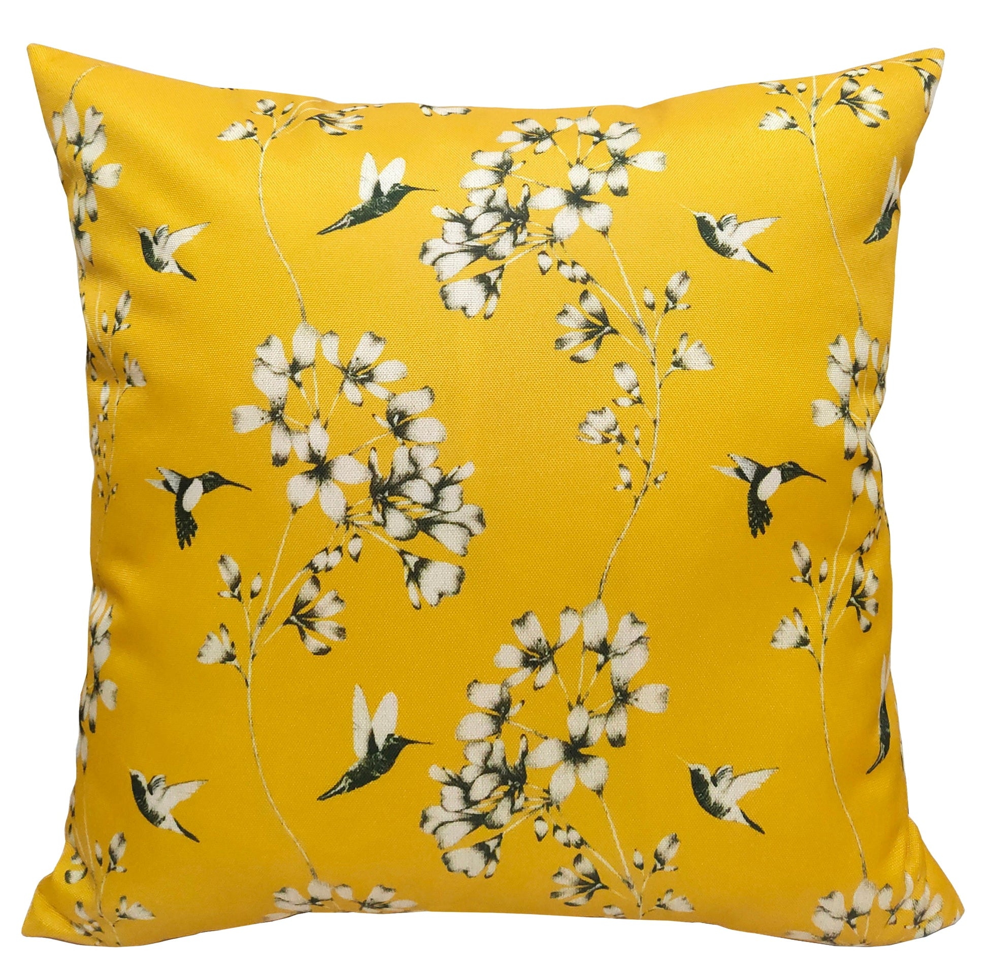 Jardin Ochre Waterproof Outdoor Cushions for Patio Garden and Poolside Durable Stylish Polyester Seating by OLIVIA ROCCO JARDIN OCHRE / 43 x 43 cm Cushions