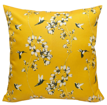Jardin Ochre Waterproof Outdoor Cushions for Patio Garden and Poolside Durable Stylish Polyester Seating by OLIVIA ROCCO JARDIN OCHRE / 43 x 43 cm Cushions