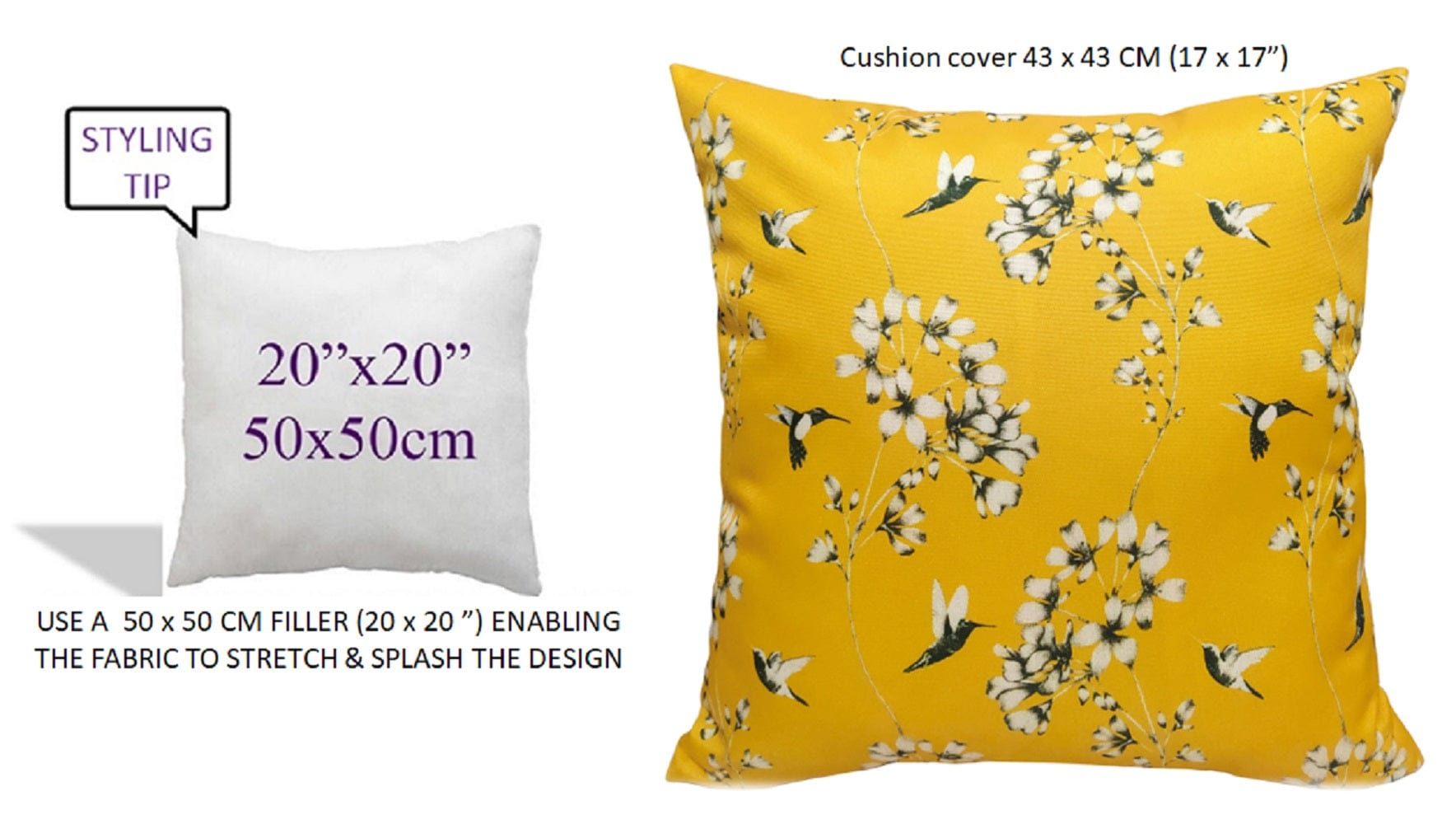 Jardin Ochre Waterproof Outdoor Cushions for Patio Garden and Poolside Durable Stylish Polyester Seating by OLIVIA ROCCO JARDIN OCHRE / 43 x 43 cm Cushions