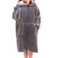 Kids Oversized Hooded Plush Fleece Blankets With Reversible Sherpa OLIVIA ROCCO Hooded Blanket