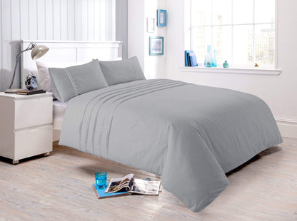 Laurent Duvet Set SINGLE / GREY OLIVIA ROCCO Duvet Cover