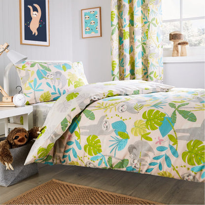 Lazy Sloth Kids Duvet Set SINGLE DUVET SET OLIVIA ROCCO Duvet Covers