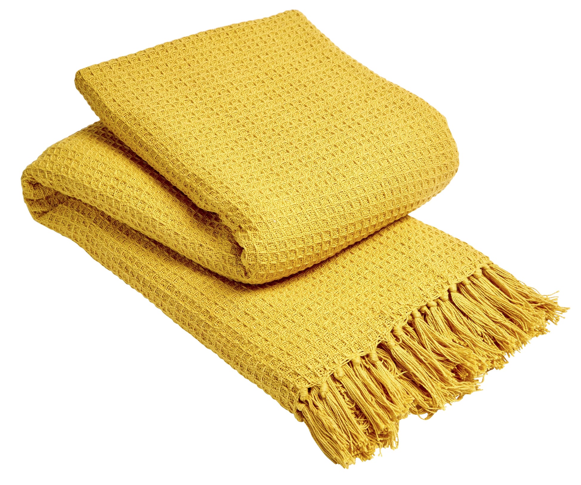 Lisbon Pure Cotton Honeycomb Throw OLIVIA ROCCO Throw
