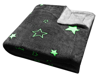 Stars Glow In The Dark Teddy Duvet Set OLIVIA ROCCO Duvet Cover