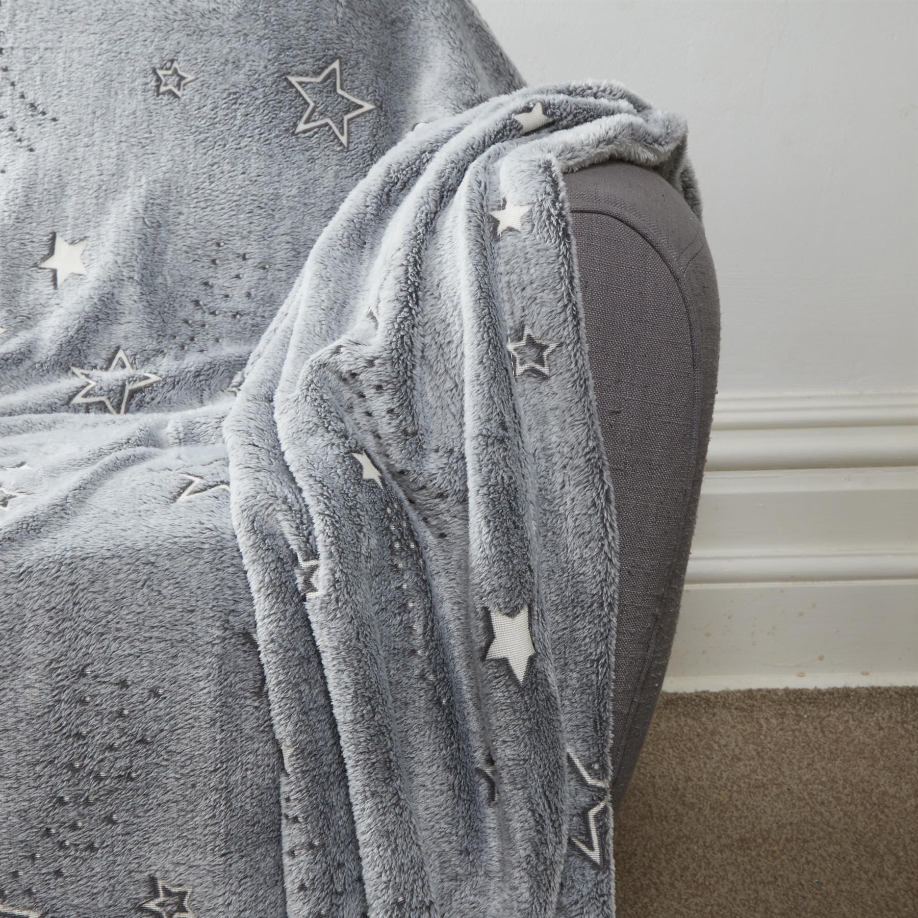 Stars Glow In The Dark Teddy Duvet Set OLIVIA ROCCO Duvet Cover