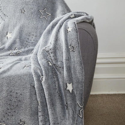 Stars Glow In The Dark Teddy Duvet Set OLIVIA ROCCO Duvet Cover