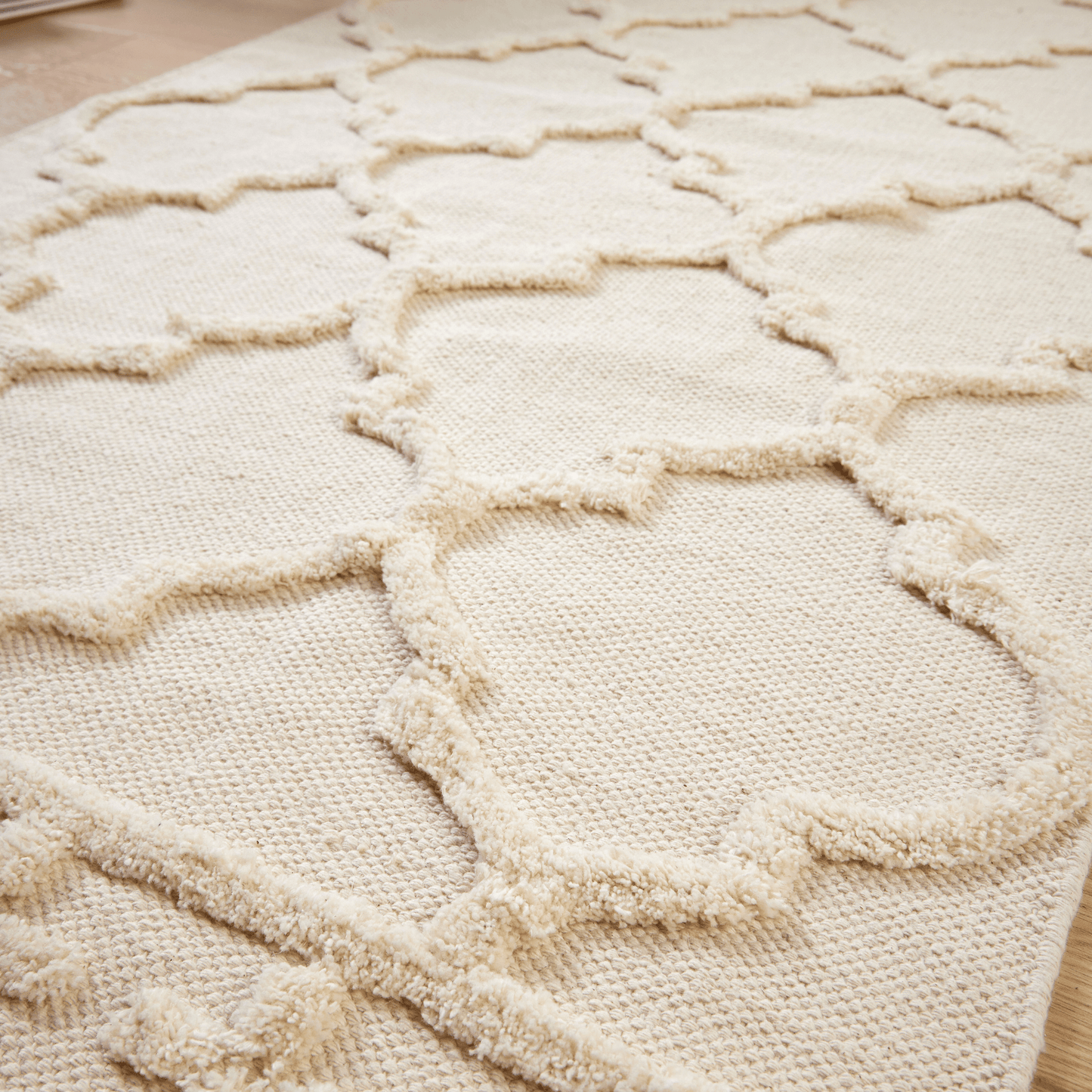 Marrakesh Hand Woven Cotton Rug Eco-Friendly Durable Carpet for Living Room Bedroom Kitchen and Entryway Luxury Tufted Home Decor in Multiple Sizes by OLIVIA ROCCO Rugs