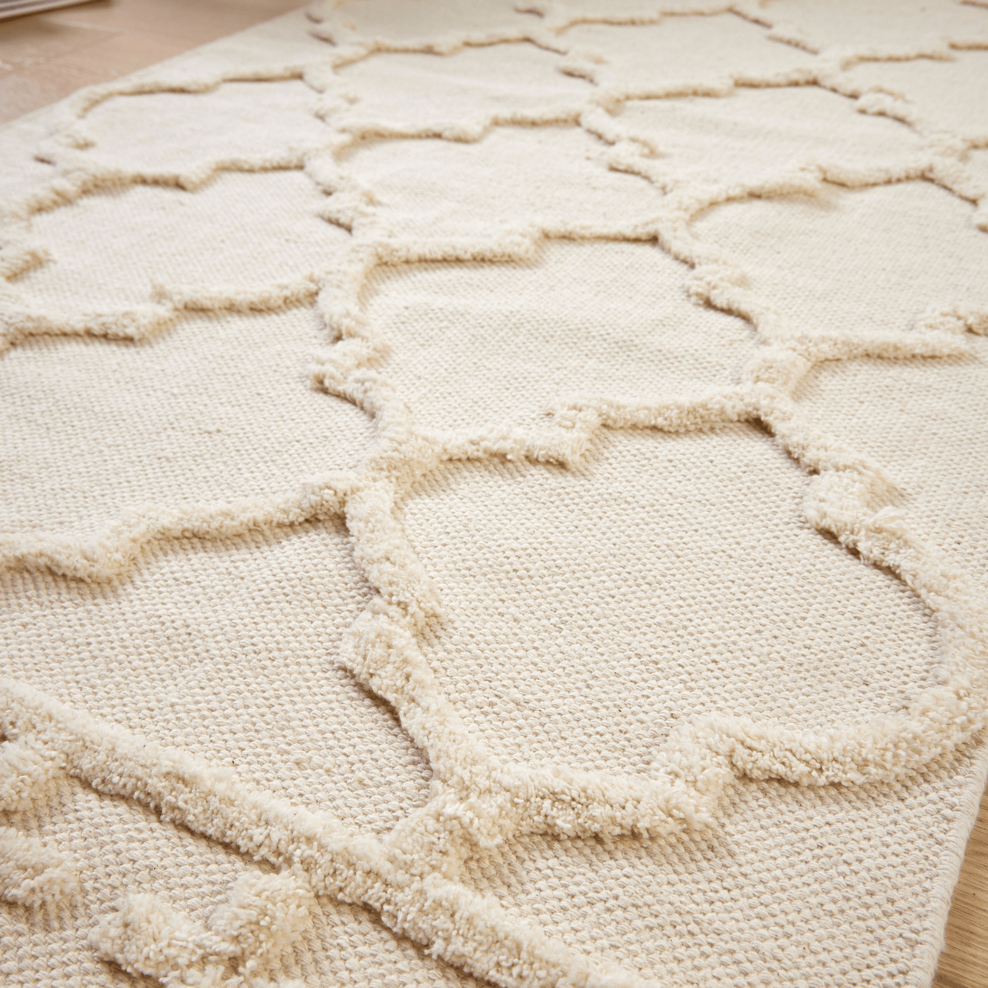 Marrakesh Hand Woven Cotton Rug Eco-Friendly Durable Carpet for Living Room Bedroom Kitchen and Entryway Luxury Tufted Home Decor in Multiple Sizes by OLIVIA ROCCO Rugs
