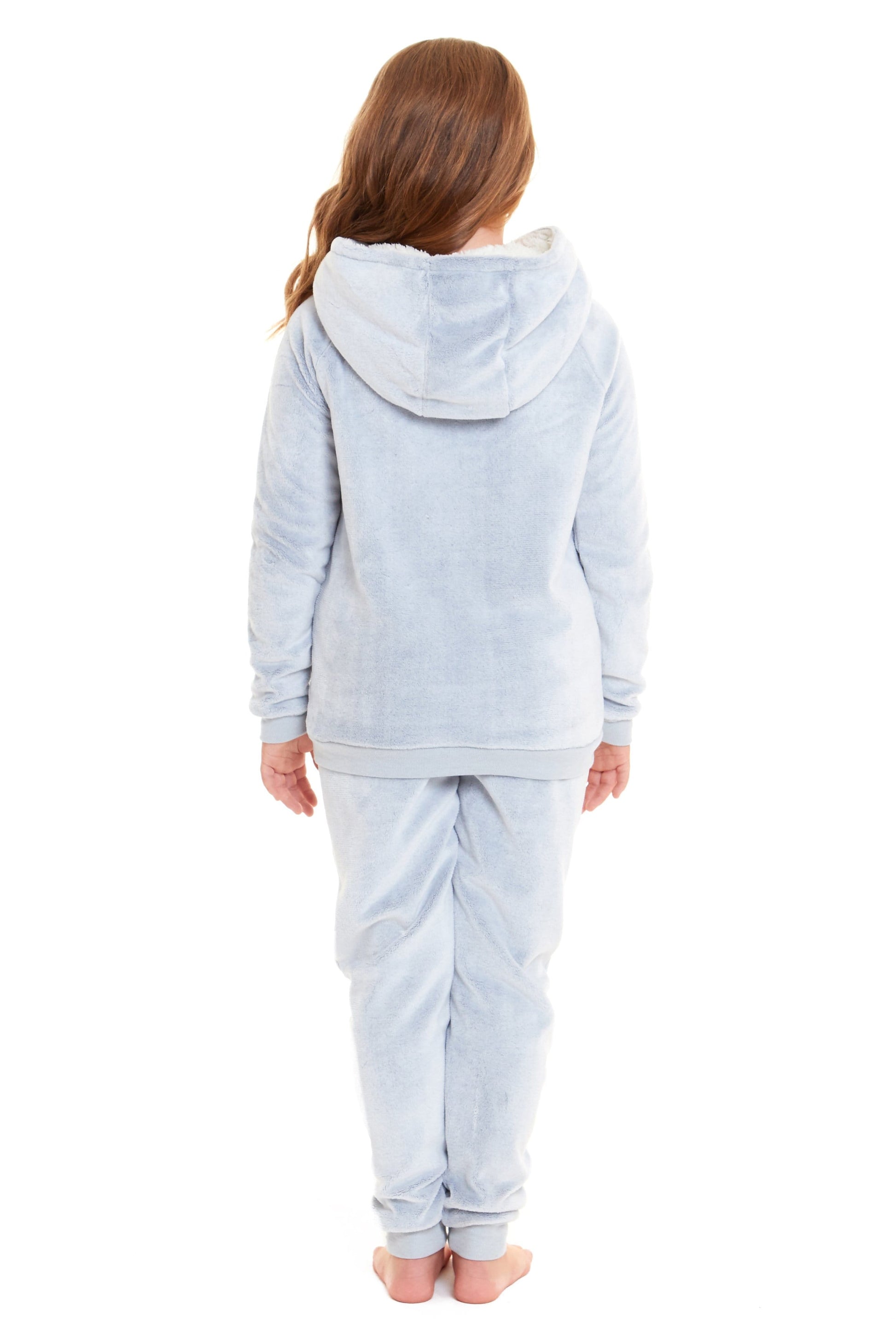 Raccoon Plush Fleece Hooded Pyjama Set, Twosie Pyjama Mother & Daughter Matching Loungewear Daisy Dreamer Pyjamas