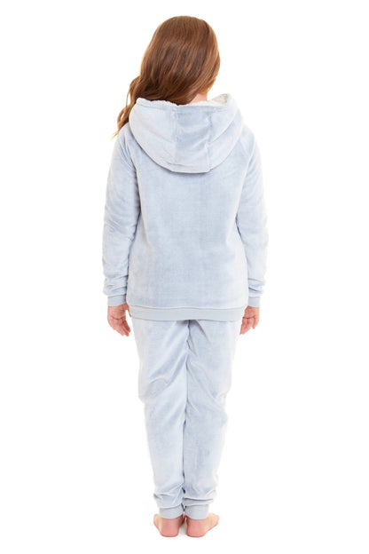 Raccoon Plush Fleece Hooded Pyjama Set, Twosie Pyjama Mother & Daughter Matching Loungewear Daisy Dreamer Pyjamas