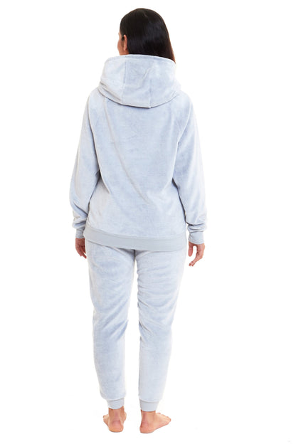 Raccoon Plush Fleece Hooded Pyjama Set, Twosie Pyjama Mother & Daughter Matching Loungewear Daisy Dreamer Pyjamas
