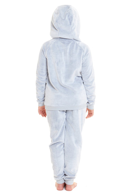 Raccoon Plush Fleece Hooded Pyjama Set, Twosie Pyjama Mother & Daughter Matching Loungewear Daisy Dreamer Pyjamas