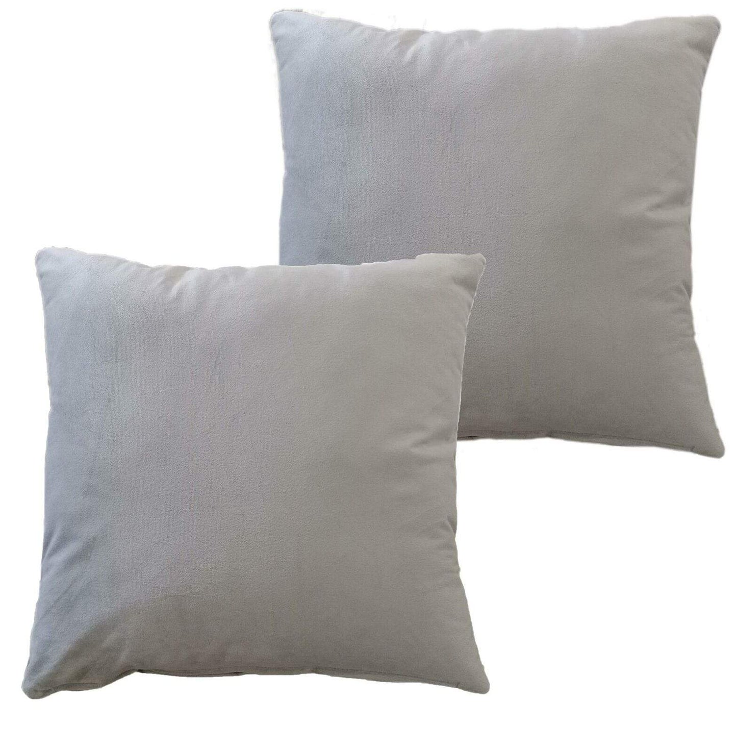 Matte Velvet Cushion Covers SILVER OLIVIA ROCCO Cushions