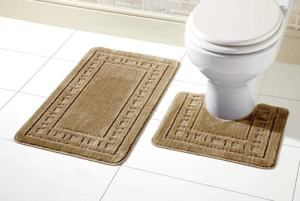 Miami Bath Mat Set BISCUIT OLIVIA ROCCO basics Bath Mat