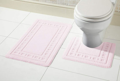 Miami Bath Mat Set BLUSH PINK OLIVIA ROCCO basics Bath Mat