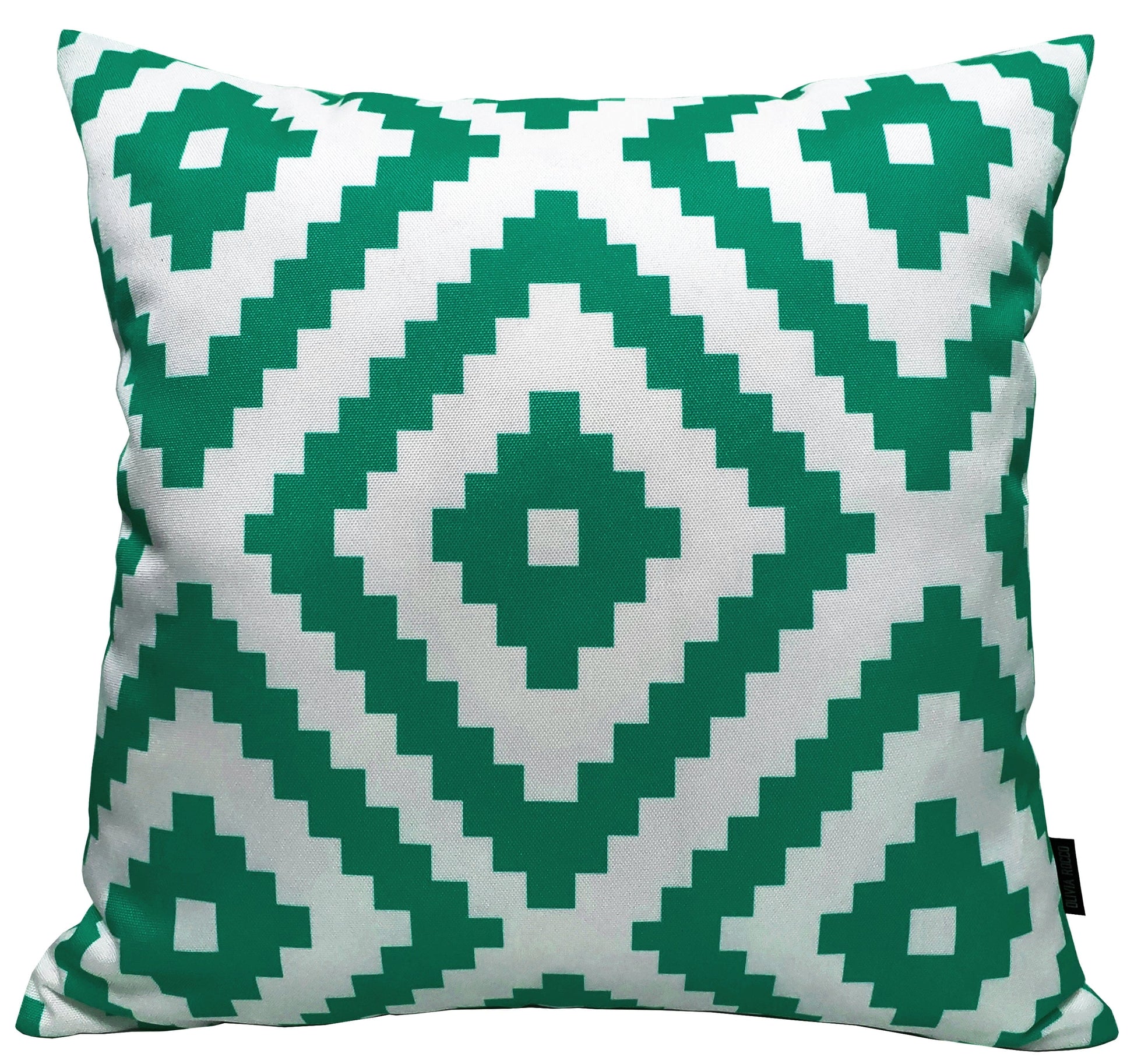 Printed Waterproof Cushions NAIROBI LIME GREEN / 43 x 43 Cm OLIVIA ROCCO Cushions