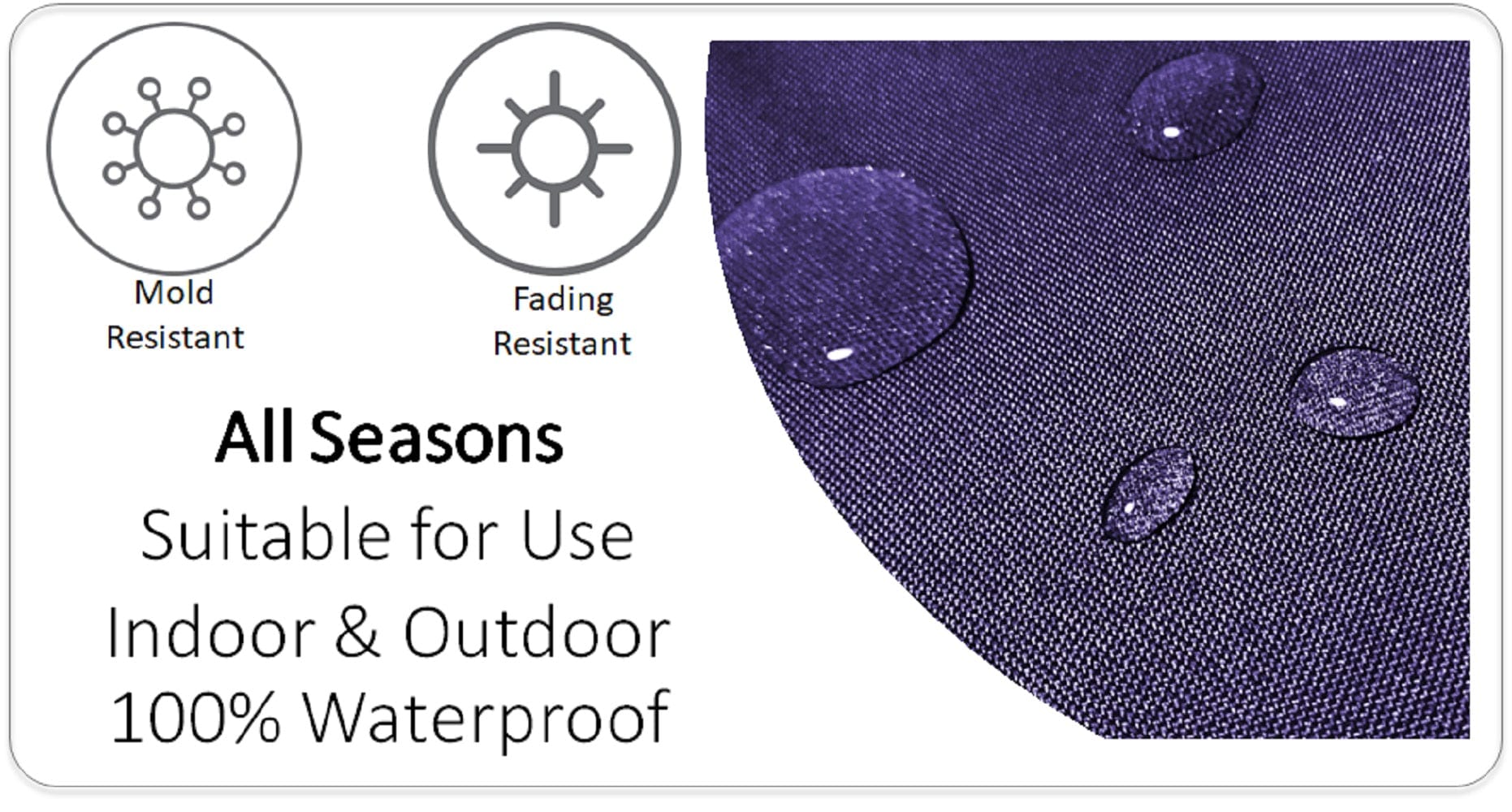 Nairobi Purple Outdoor Scatter Cushions Waterproof Weather Resistant Decorative Pillows for Garden Patio Beach Indoor 43 x 43 cm by OLIVIA ROCCO NAIROBI PURPLE / 43 x 43 cm Cushions