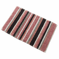 Padstow Super Soft Absorbent Stripe Bathmat 50 x 80 cm Quick-Drying Anti-Slip Durable Bathroom Accessory by OLIVIA ROCCO BLUSH PINK Bath Mat