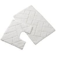 Bali Bath Mat & Pedestal Set Luxurious Super Absorbent Extra-Soft Cotton Mats for Bathroom Comfort and Style in Multiple Colours by OLIVIA ROCCO Bath Mat