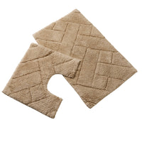 Bali Bath Mat & Pedestal Set Luxurious Super Absorbent Extra-Soft Cotton Mats for Bathroom Comfort and Style in Multiple Colours by OLIVIA ROCCO Bath Mat
