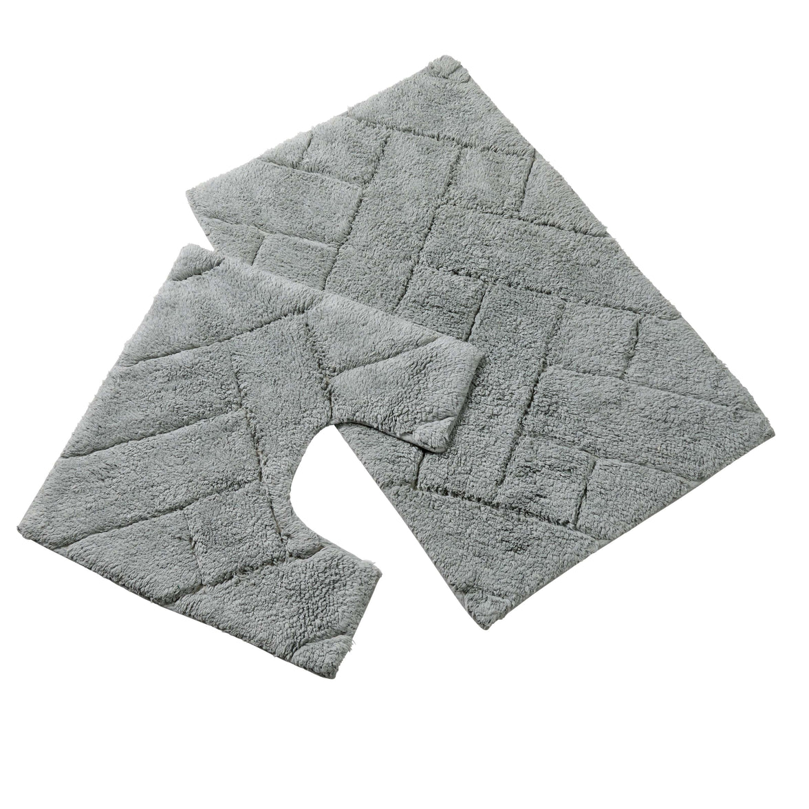 Bali Bath Mat & Pedestal Set Luxurious Super Absorbent Extra-Soft Cotton Mats for Bathroom Comfort and Style in Multiple Colours by OLIVIA ROCCO Bath Mat