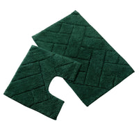 Bali Bath Mat & Pedestal Set Luxurious Super Absorbent Extra-Soft Cotton Mats for Bathroom Comfort and Style in Multiple Colours by OLIVIA ROCCO Bath Mat