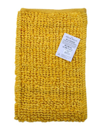 Pebbles Micro Bobble Eco-Friendly Pure Indian Cotton Hand-Woven Bath Mat with Knitted Design for Comfort and Durability by OLIVIA ROCCO Bath Mat