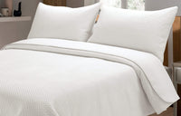 Capri Embossed Luxury Bedspread Set with Quilted Throw & Duvet Elegant Premium Bedding with Matching Pillow Shams Multiple Colours for Home Decor & Gifts by OLIVIA ROCCO Bedspread