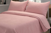 Capri Embossed Luxury Bedspread Set with Quilted Throw & Duvet Elegant Premium Bedding with Matching Pillow Shams Multiple Colours for Home Decor & Gifts by OLIVIA ROCCO Bedspread