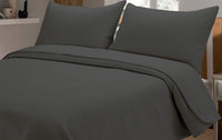 Capri Embossed Luxury Bedspread Set with Quilted Throw & Duvet Elegant Premium Bedding with Matching Pillow Shams Multiple Colours for Home Decor & Gifts by OLIVIA ROCCO Bedspread