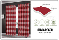 Blackout Thermal Curtains with Check and Marble Design Energy Saving Light Blocking Panels Multiple Sizes and Colours by OLIVIA ROCCO Curtain