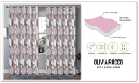 Blackout Thermal Curtains with Check and Marble Design Energy Saving Light Blocking Panels Multiple Sizes and Colours by OLIVIA ROCCO Curtain