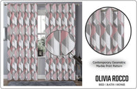 Blackout Thermal Curtains with Check and Marble Design Energy Saving Light Blocking Panels Multiple Sizes and Colours by OLIVIA ROCCO Curtain