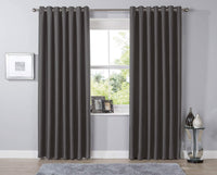 Thermal Blackout Room Darkening Curtains Energy Saving Light Blocking Panels in 12 Colours for Bedrooms and Living Rooms Multiple Sizes by OLIVIA ROCCO 46” x 54” / CHARCOAL Curtain