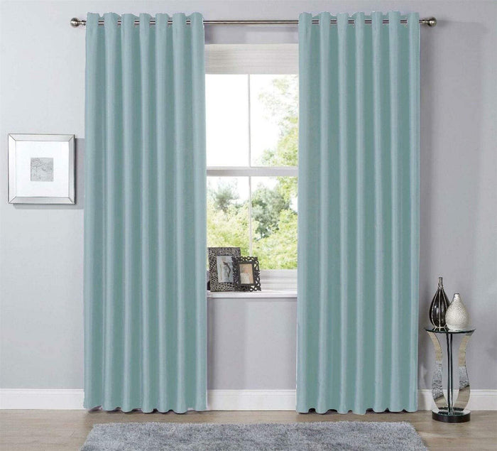 Thermal Blackout Room Darkening Curtains Energy Saving Light Blocking Panels in 12 Colours for Bedrooms and Living Rooms Multiple Sizes by OLIVIA ROCCO 46” x 54” / DUCKEGG Curtain