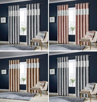 Diamante Crushed Velvet Blackout Curtains Elegant Fully Lined Eyelet Ring Top Various Sizes & Colours by OLIVIA ROCCO Curtain