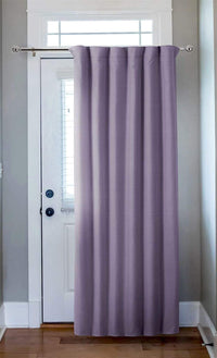 Thermal Door Curtain for Energy Efficiency and Noise Reduction 46x84 Inches Ideal for Living Rooms and Bedrooms by OLIVIA ROCCO LILAC Curtain