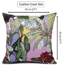 Dhalia Lilac Outdoor Waterproof Cushions Stylish Durable 17x17 Inch Polyester for Patio Garden Indoor Use by OLIVIA ROCCO DHALIA LILAC / 43 x 43 cm Cushions