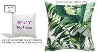 Jamil Green Outdoor Waterproof Cushions 43 x 43 cm Comfortable Durable Water-Resistant for Patio Garden Travel Beach by OLIVIA ROCCO JAMIL GREEN / 43 x 43 cm Cushions