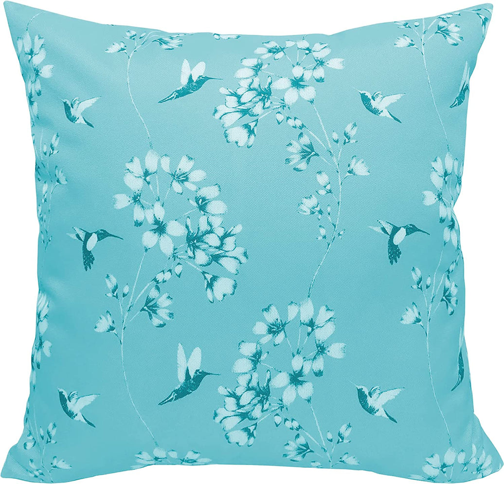 Jardin Duckegg Waterproof Outdoor Cushions 17x17 inches Durable Water-Resistant for Patio Garden Beach Indoor Use Stylish Versatile Design by OLIVIA ROCCO JARDIN DUCKEGG / 43 x 43 Cm Cushions