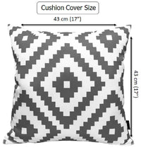 Nairobi Charcoal Waterproof Outdoor Cushions for Patio Garden Beach 17 x 17 inches Stylish Durable Easy to Clean by OLIVIA ROCCO NAIROBI CHARCOAL / 43 x 43 cm Cushions
