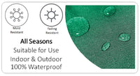 Nairobi Lime Green Outdoor Waterproof Patio Garden Cushions Durable Weather-Resistant Polyester Comfortable Hollow-Fibre Filled Versatile Indoor Outdoor Use by OLIVIA ROCCO NAIROBI LIME GREEN / 43 x 43 cm Cushions