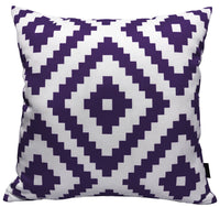 Nairobi Purple Outdoor Scatter Cushions Waterproof Weather Resistant Decorative Pillows for Garden Patio Beach Indoor 43 x 43 cm by OLIVIA ROCCO NAIROBI PURPLE / 43 x 43 cm Cushions