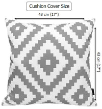 Nairobi Silver Waterproof Outdoor Cushions 17x17 Inches Weather Resistant Durable Polyester Garden Patio by OLIVIA ROCCO NAIROBI SILVER / 43 x 43 cm Cushions