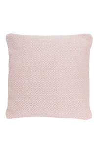 Regal Luxurious Pure Cotton Cushion Covers 100% Premium Indian Cotton Decorative Pillow Covers with Hidden Zipper for Home Garden Outdoor Use 17x17 24x24 by OLIVIA ROCCO PINK / 43 x 43 cm Cushions