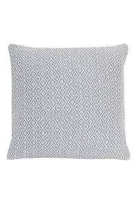 Regal Luxurious Pure Cotton Cushion Covers 100% Premium Indian Cotton Decorative Pillow Covers with Hidden Zipper for Home Garden Outdoor Use 17x17 24x24 by OLIVIA ROCCO SILVER / 43 x 43 cm Cushions